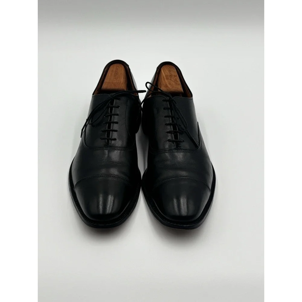 Allen Edmonds Park Avenue Black Cap Toe Oxford Dress Shoes Men's‎ 12.5 AA USA